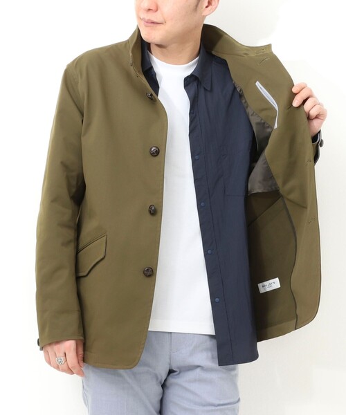 NOLLEY'S LIGHT(ノーリーズライト)の「《ビジカジ対応》ストレッチ スタンドブルゾン(ブルゾン・メンズ・ネイビー/オリーブ/ベージュ・M/XL/L)」の12枚目の写真