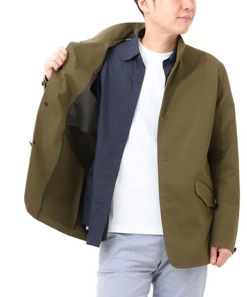 NOLLEY'S LIGHT(ノーリーズライト)の「《ビジカジ対応》ストレッチ スタンドブルゾン(ブルゾン・メンズ・ネイビー/オリーブ/ベージュ・M/XL/L)」の13枚目の写真