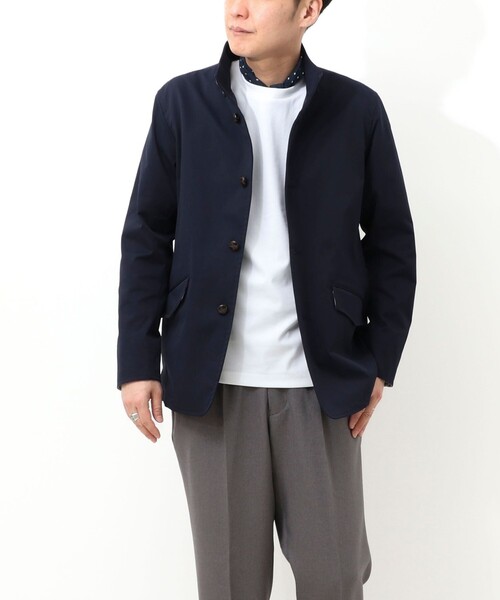 NOLLEY'S LIGHT(ノーリーズライト)の「《ビジカジ対応》ストレッチ スタンドブルゾン(ブルゾン・メンズ・ネイビー/オリーブ/ベージュ・M/XL/L)」の20枚目の写真