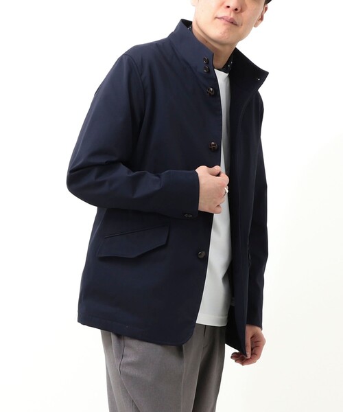 NOLLEY'S LIGHT(ノーリーズライト)の「《ビジカジ対応》ストレッチ スタンドブルゾン(ブルゾン・メンズ・ネイビー/オリーブ/ベージュ・M/XL/L)」の21枚目の写真