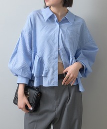 each（イーチ）の「バックヨーク切替フリルブラウス（シャツ/ブラウス）」