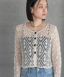 A part by | リネンコンスカシアミカーディガン(カーディガン/ボレロ)