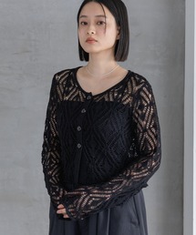 A part by | リネンコンスカシアミカーディガン(カーディガン/ボレロ)