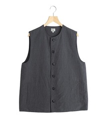 GOLD(�S�[���h)��GOLD / �S�[���h�FLINEN / WOOL TROPICAL CREW NECK VEST�F26A-GL15864[MUS](�x�X�g)