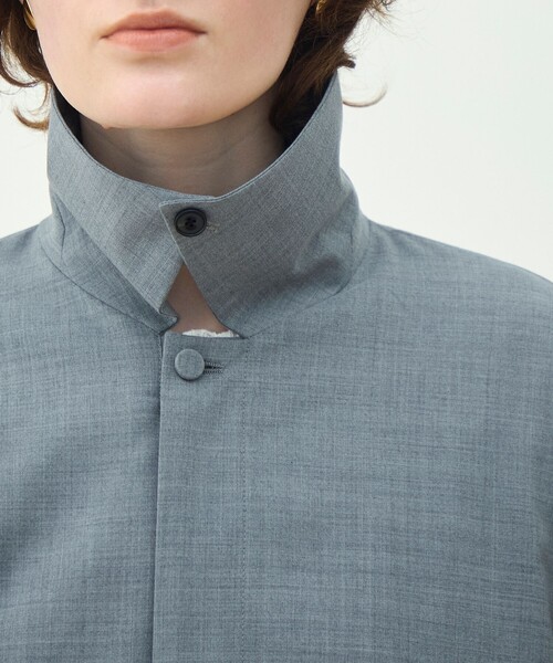 MACPHEE(マカフィー)の「ストレッチトロピカル ショートブルゾン(ブルゾン・レディース・グレー・36)」の9枚目の写真