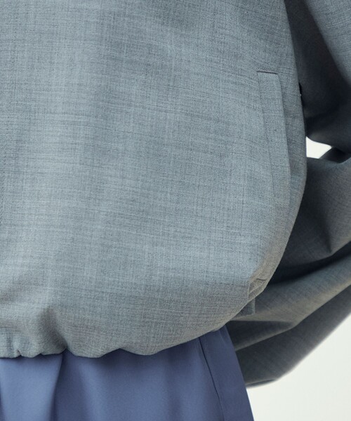 MACPHEE(マカフィー)の「ストレッチトロピカル ショートブルゾン(ブルゾン・レディース・グレー・36)」の13枚目の写真