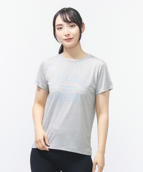TIGORA(ティゴラ)の「ティゴラ TIGORA iCOOL 遮熱UV グラフィックTシャツ(Tシャツ/カットソー・レディース・ライラック/ダークグレー/ライトグレー・S/M/L/XL)」の2枚目の写真