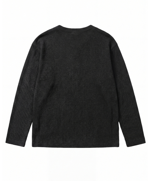 IDWS(アイドンワナセル)の「Shape Henley Neck Long Sleeve Black(Tシャツ/カットソー・レディース・その他・1/2/0)」の12枚目の写真
