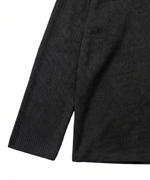 IDWS(アイドンワナセル)の「Shape Henley Neck Long Sleeve Black(Tシャツ/カットソー・レディース・その他・1/2/0)」の15枚目の写真