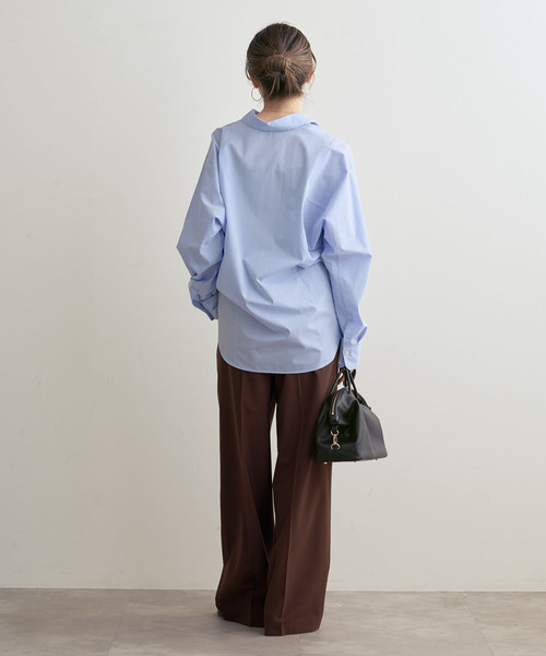 PROTAGONISTA（プロタゴニスタ）の「PROTAGONISTA/プロタゴニスタ ウエストロゴパンツ（その他パンツ・レディース・ブラウン/ベージュ・SMALL）」の7枚目の写真