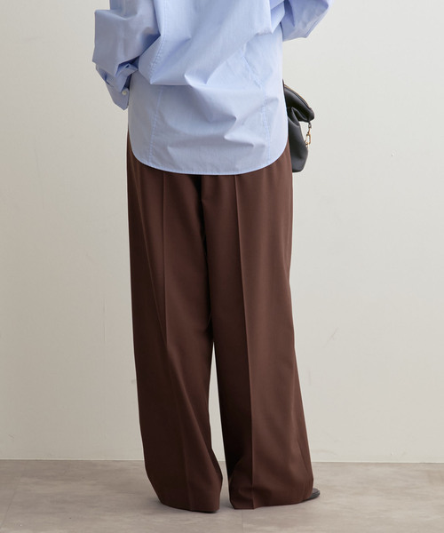 PROTAGONISTA（プロタゴニスタ）の「PROTAGONISTA/プロタゴニスタ ウエストロゴパンツ（その他パンツ・レディース・ブラウン/ベージュ・SMALL）」の10枚目の写真