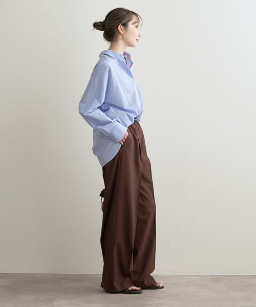 PROTAGONISTA（プロタゴニスタ）の「PROTAGONISTA/プロタゴニスタ ウエストロゴパンツ（その他パンツ・レディース・ブラウン/ベージュ・SMALL）」の12枚目の写真