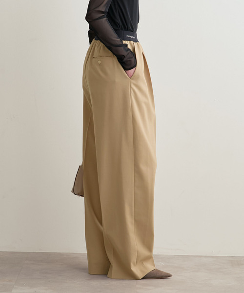 PROTAGONISTA（プロタゴニスタ）の「PROTAGONISTA/プロタゴニスタ ウエストロゴパンツ（その他パンツ・レディース・ブラウン/ベージュ・SMALL）」の20枚目の写真