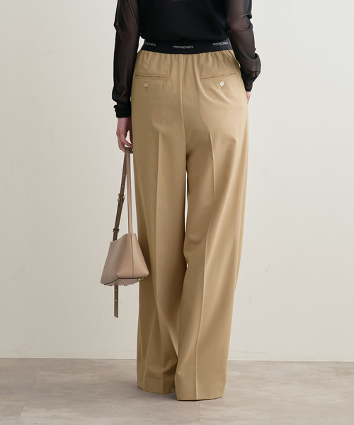 PROTAGONISTA（プロタゴニスタ）の「PROTAGONISTA/プロタゴニスタ ウエストロゴパンツ（その他パンツ・レディース・ブラウン/ベージュ・SMALL）」の21枚目の写真