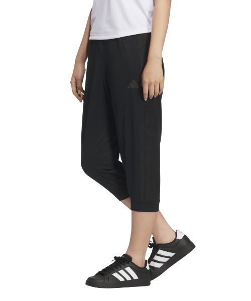 adidas（アディダス）の「アディダス adidas マストハブニットTero 3/4丈パンツ（その他パンツ・レディース・ネイビー/ブラック・S/M/L/XL）」の2枚目の写真