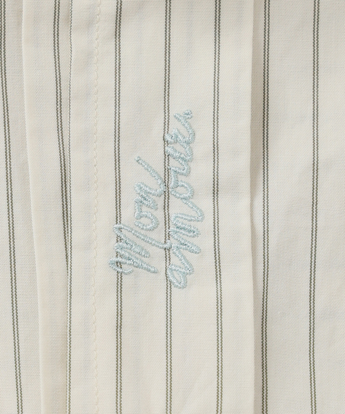 SLOBE IENA（スローブイエナ）の「ファインブロードEXロングシャツワンピース（シャツワンピース・レディース・サックスブルー/アイボリー・FREE）」の22枚目の写真