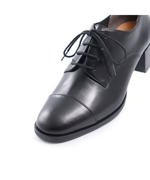 enchanted（エンチャンテッド）の「APOM キャップトゥレースアップシューズ（ドレスシューズ・レディース・ダークブラウン/ブラック・35/36/37/38/39/40/41/42）」の7枚目の写真