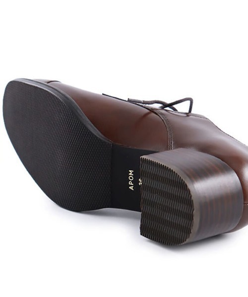 enchanted（エンチャンテッド）の「APOM キャップトゥレースアップシューズ（ドレスシューズ・レディース・ダークブラウン/ブラック・35/36/37/38/39/40/41/42）」の11枚目の写真