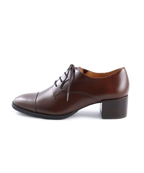 enchanted（エンチャンテッド）の「APOM キャップトゥレースアップシューズ（ドレスシューズ・レディース・ダークブラウン/ブラック・35/36/37/38/39/40/41/42）」の9枚目の写真