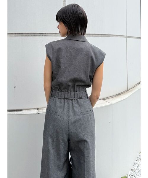 MURUA（ムルーア）の「メッシュロンパース（つなぎ/オールインワン・レディース・ブラウン/グレー/ブラック・1/2）」の16枚目の写真