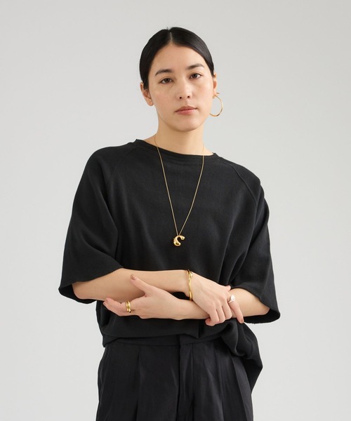 Chaos（カオス）の「Chaos(カオス)/ ◇REMI RELIEF◇別注ラグランヘンリーTシャツ（Tシャツ/カットソー・レディース・スミクロ/ホワイト・FREE）」の9枚目の写真