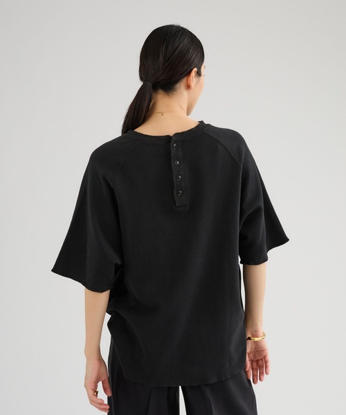 Chaos（カオス）の「Chaos(カオス)/ ◇REMI RELIEF◇別注ラグランヘンリーTシャツ（Tシャツ/カットソー・レディース・スミクロ/ホワイト・FREE）」の11枚目の写真