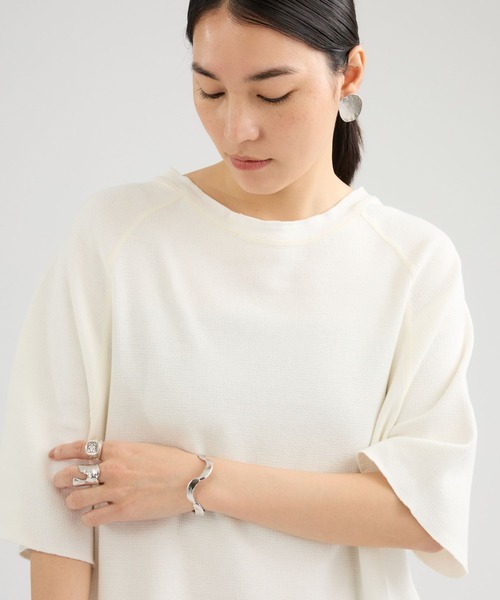 Chaos（カオス）の「Chaos(カオス)/ ◇REMI RELIEF◇別注ラグランヘンリーTシャツ（Tシャツ/カットソー・レディース・スミクロ/ホワイト・FREE）」の16枚目の写真