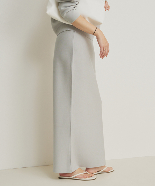 plage（プラージュ）の「VIS/PL スムース ロングスカート（スカート・レディース・ブルー/グレー/ネイビー・36/38）」の12枚目の写真