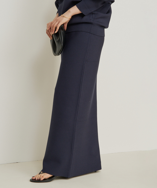 plage（プラージュ）の「VIS/PL スムース ロングスカート（スカート・レディース・ブルー/グレー/ネイビー・36/38）」の19枚目の写真