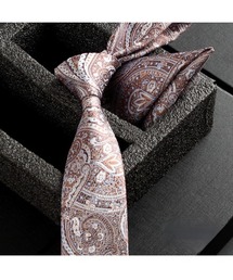 Sakka（サッカ）の「ペイズリーネクタイ＆Pチーフ付き（ネクタイ）」