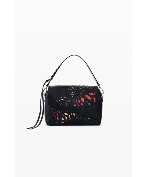 Desigual(デシグアル)の「バタフライエンボスフラップミニハンドバッグ ブラック(ハンドバッグ・レディース・ブラック・FREE)」の8枚目の写真