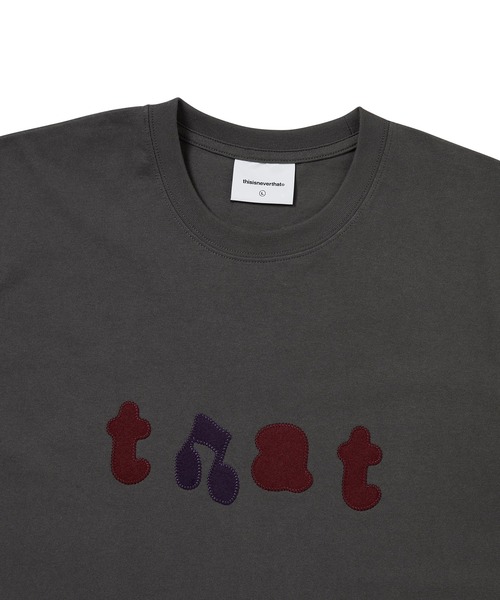 thisisneverthat（ディスイズネバーザット）の「that Applique Tee（Tシャツ/カットソー・メンズ・チャコール/ネイビー・L/M/S/XL）」の3枚目の写真