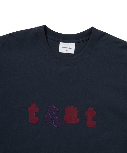 thisisneverthat（ディスイズネバーザット）の「that Applique Tee（Tシャツ/カットソー・メンズ・チャコール/ネイビー・L/M/S/XL）」の5枚目の写真