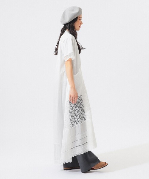 TORI-TO（トリト）の「【別注】TORI-TO / ティアード ワンピース（ワンピース・レディース・ブラック/ホワイト・ONE SIZE）」の5枚目の写真