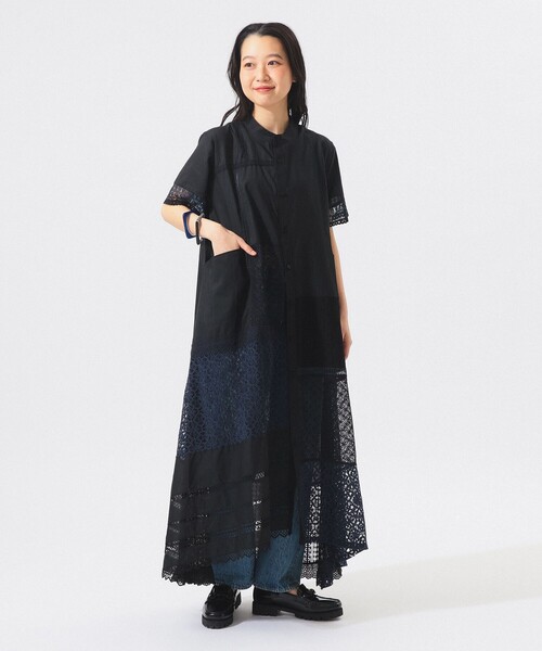 TORI-TO（トリト）の「【別注】TORI-TO / ティアード ワンピース（ワンピース・レディース・ブラック/ホワイト・ONE SIZE）」の14枚目の写真