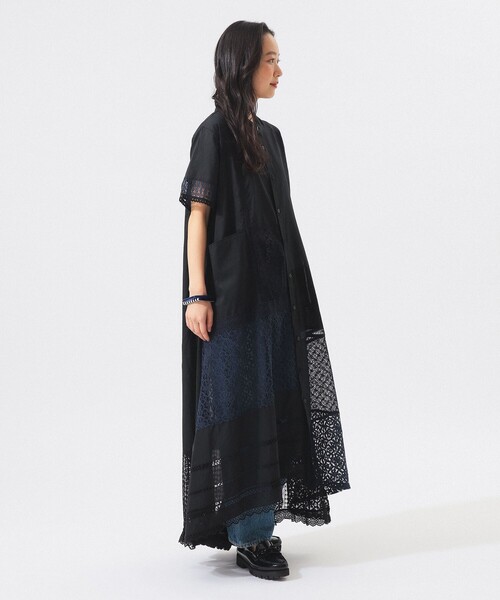 TORI-TO（トリト）の「【別注】TORI-TO / ティアード ワンピース（ワンピース・レディース・ブラック/ホワイト・ONE SIZE）」の18枚目の写真