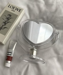 IRADOWL（アイラドール）の「【アイラドール room】ハート型クリア卓上ミラー（ミラー）」