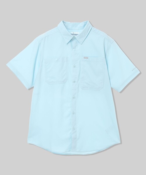 Columbia(コロンビア)の「UVカット Columbia/ シルバーリッジユーティリティII ショートスリーブ シャツ /コロンビア(シャツ/ブラウス・メンズ・ホワイト/ネイビー/グレー/ブルー・M/XL/L/S)」の4枚目の写真