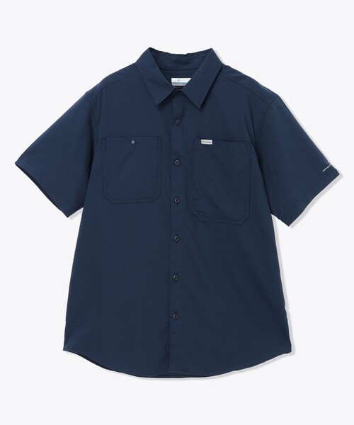 Columbia(コロンビア)の「UVカット Columbia/ シルバーリッジユーティリティII ショートスリーブ シャツ /コロンビア(シャツ/ブラウス・メンズ・ホワイト/ネイビー/グレー/ブルー・M/XL/L/S)」の7枚目の写真