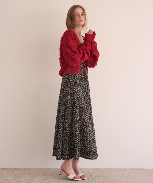 MIELI INVARIANT(ミエリインヴァリアント)の「ANNETTE Floral Puff Dress(ワンピース・レディース・ブラウン系その他/ブラック系その他・FREE)」の15枚目の写真