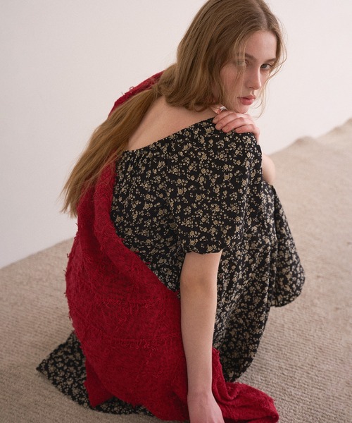MIELI INVARIANT(ミエリインヴァリアント)の「ANNETTE Floral Puff Dress(ワンピース・レディース・ブラウン系その他/ブラック系その他・FREE)」の19枚目の写真