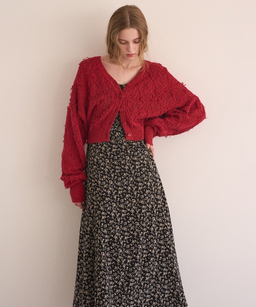 MIELI INVARIANT(ミエリインヴァリアント)の「ANNETTE Floral Puff Dress(ワンピース・レディース・ブラウン系その他/ブラック系その他・FREE)」の16枚目の写真