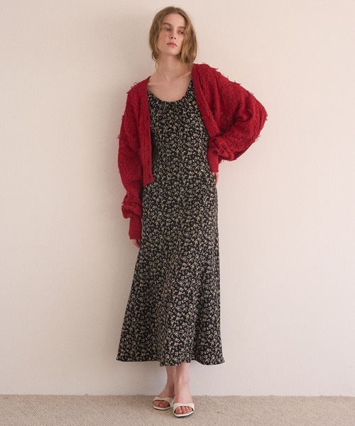 MIELI INVARIANT(ミエリインヴァリアント)の「ANNETTE Floral Puff Dress(ワンピース・レディース・ブラウン系その他/ブラック系その他・FREE)」の14枚目の写真