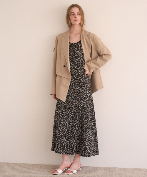 MIELI INVARIANT(ミエリインヴァリアント)の「ANNETTE Floral Puff Dress(ワンピース・レディース・ブラウン系その他/ブラック系その他・FREE)」の12枚目の写真