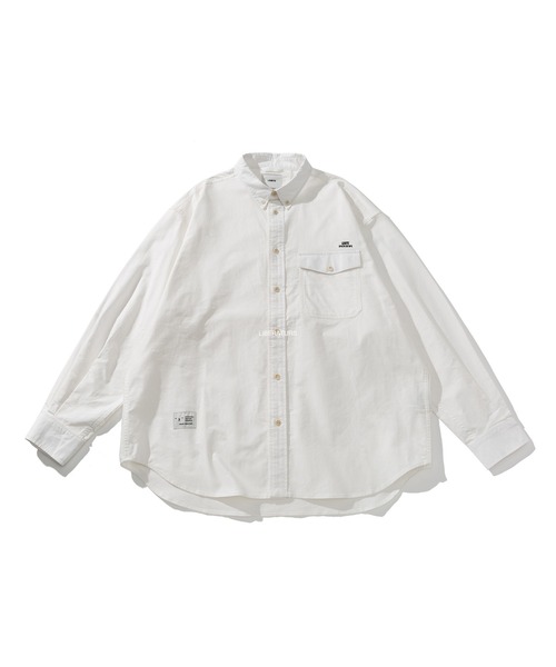 Liberaturs(リベレーター)の「コットンオックスフォード ボタンダウンシャツ / OXFORD BD SHIRT(シャツ/ブラウス・メンズ・ホワイト・SMALL)」の2枚目の写真