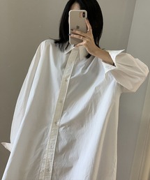 セミロング長袖シャツ