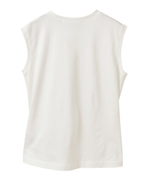 GARAGE OF GOOD CLOTHING（ガレージオブグッドクロージング）の「【日本製】ライトタッチノースリプルオーバー（Tシャツ/カットソー・レディース・オフホワイト・FREE）」の8枚目の写真