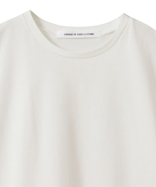 GARAGE OF GOOD CLOTHING（ガレージオブグッドクロージング）の「【日本製】ライトタッチノースリプルオーバー（Tシャツ/カットソー・レディース・オフホワイト・FREE）」の7枚目の写真