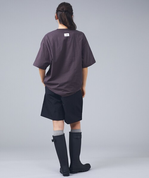 FRUIT OF THE LOOM(フルーツオブザルーム)の「【FRUIT OF THE LOOM/フルーツ・オブ・ザ・ルーム】FRUITロゴTシャツ/半袖/スラブ天竺【WEB限定】(Tシャツ/カットソー・メンズ・チャコールグレー/アイボリー/サックスブルー・L/M)」の10枚目の写真