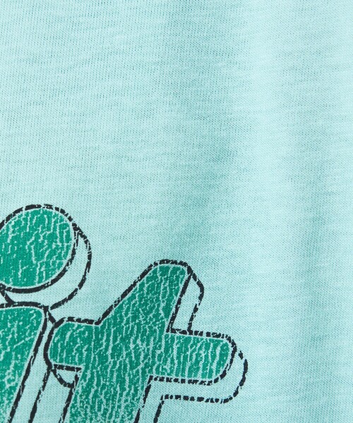 FRUIT OF THE LOOM(フルーツオブザルーム)の「【FRUIT OF THE LOOM/フルーツ・オブ・ザ・ルーム】FRUITロゴTシャツ/半袖/スラブ天竺【WEB限定】(Tシャツ/カットソー・メンズ・チャコールグレー/アイボリー/サックスブルー・L/M)」の16枚目の写真